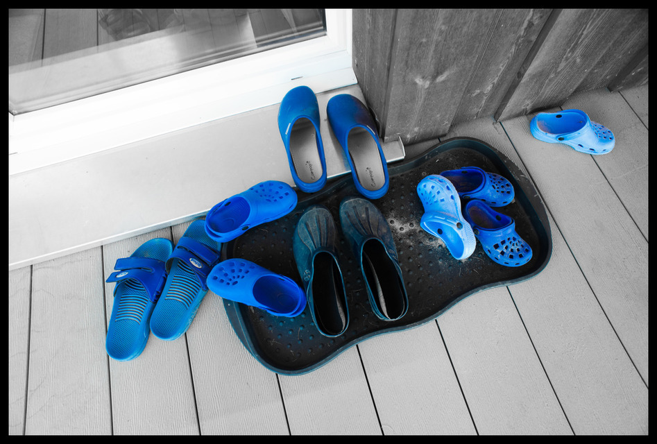 Blue shoed Family - ID 000300