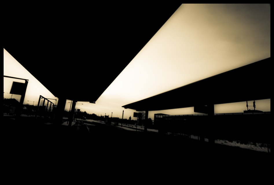 At the Bus Station BW - ID 000988