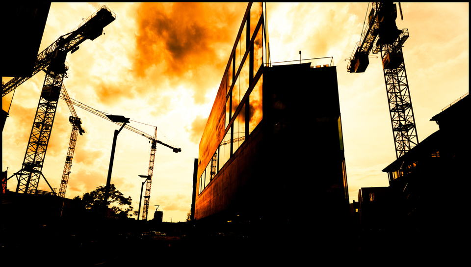 5 Cranes in Flame - ID 001311