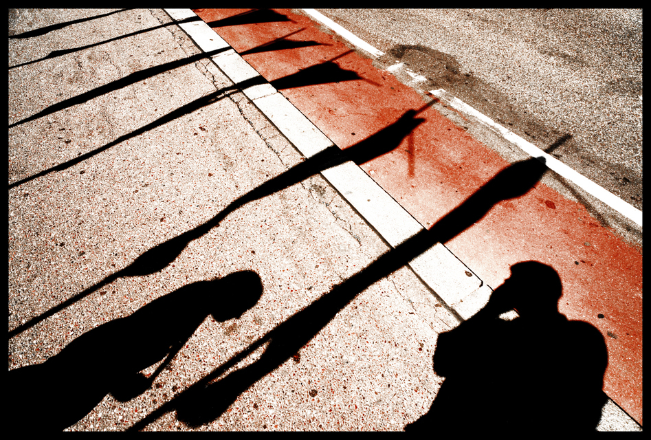 Shadow on the Pedestrian Path II - ID 004442
