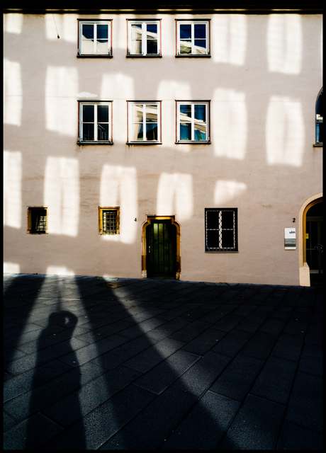 Gold Window Reflection II - ID 004899