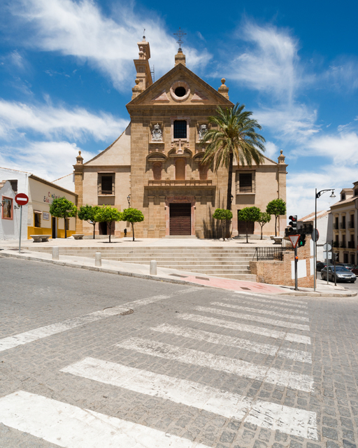 Church with Palm - ID 005326