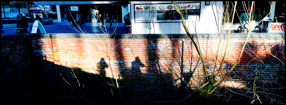 Double Shadow on Wall - ID 006071