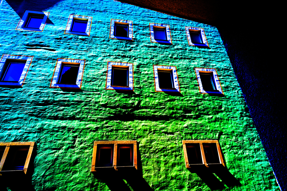 Windows on Green and Cyan II - ID 006408