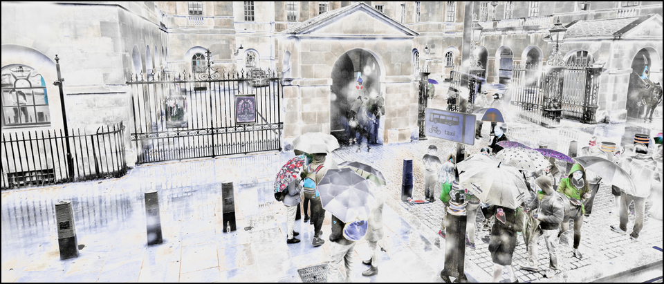 Guards Bus Bike and Taxi - ID 006897