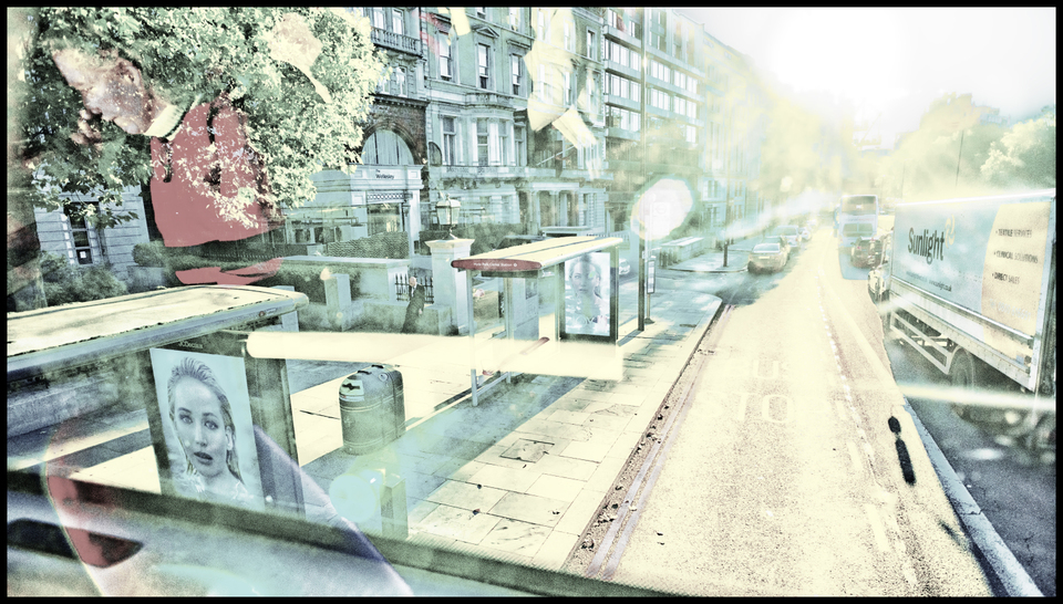 Jennifer at Bus Stop I - ID 006929