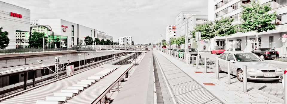 Above Neu-Ulm Station - ID 007575
