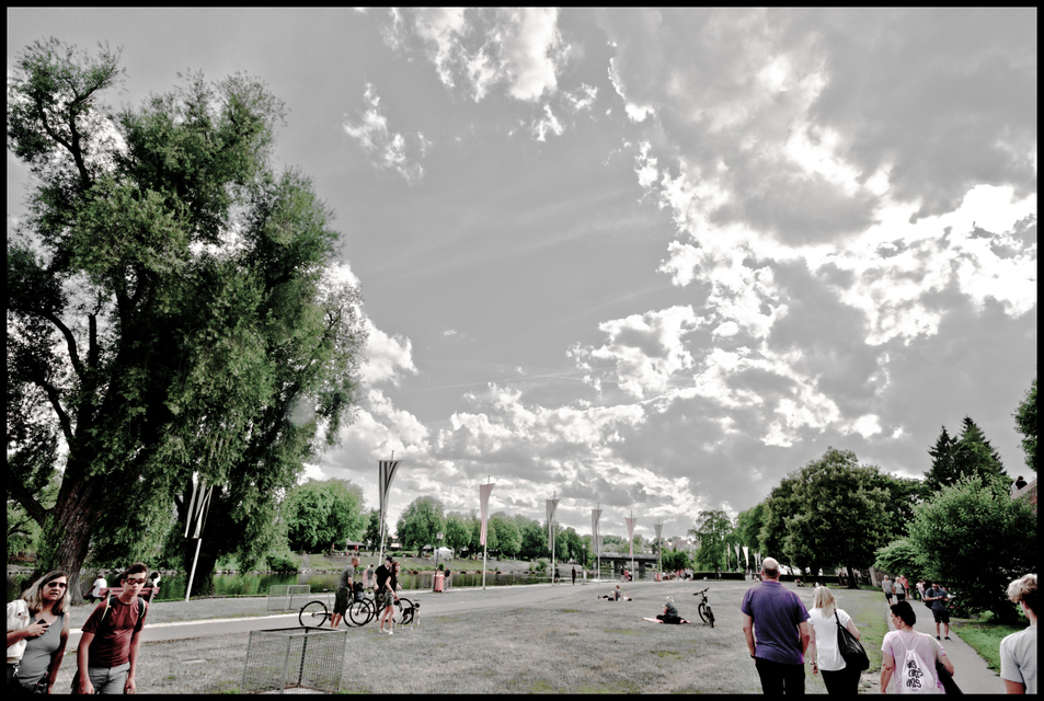 Flags at Danube - ID 007913