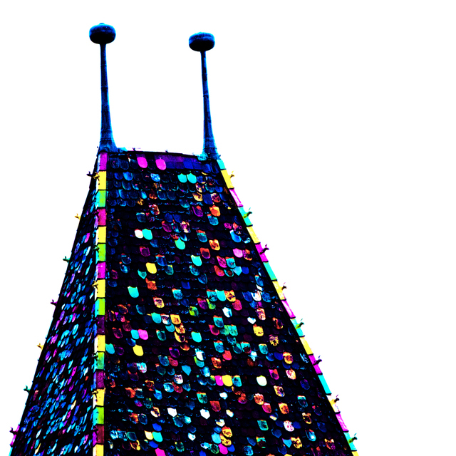 Horns over Colored Shingles - ID 008540