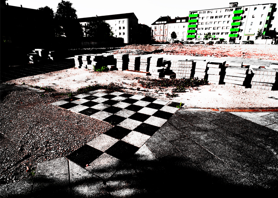 Broken Checkerboard - ID 011862