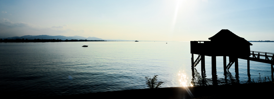 Lake Constance from Train I - ID 011958