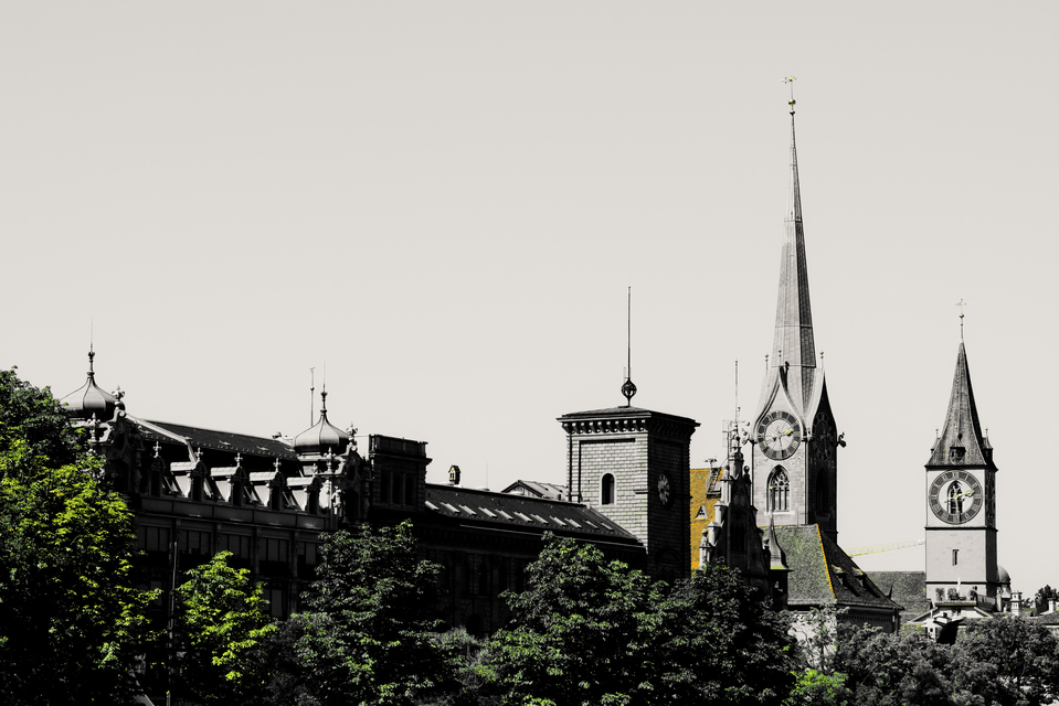 Fraumuenster and St. Peter - ID 012391