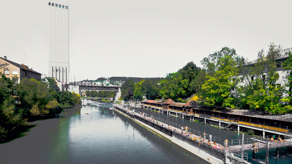 Limmat Bathing Establishment - ID 012519