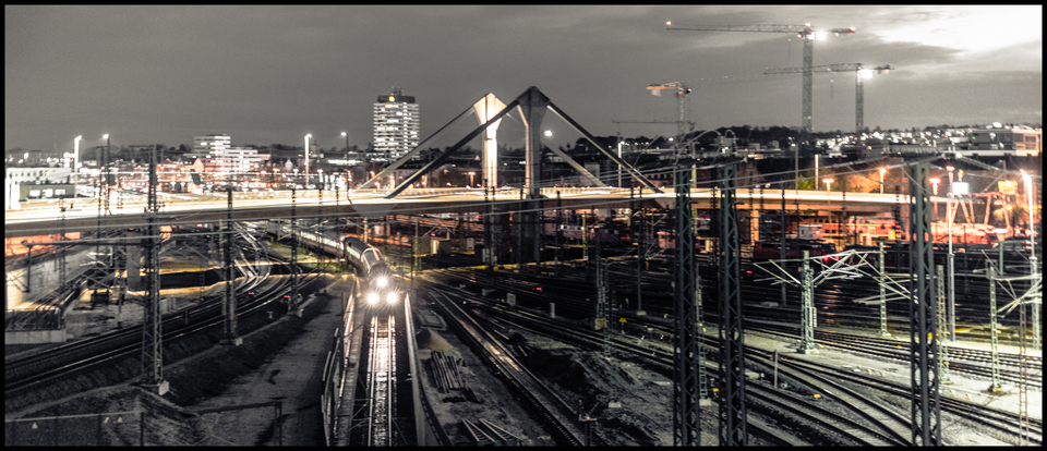 Night over the Tracks I - ID 012997