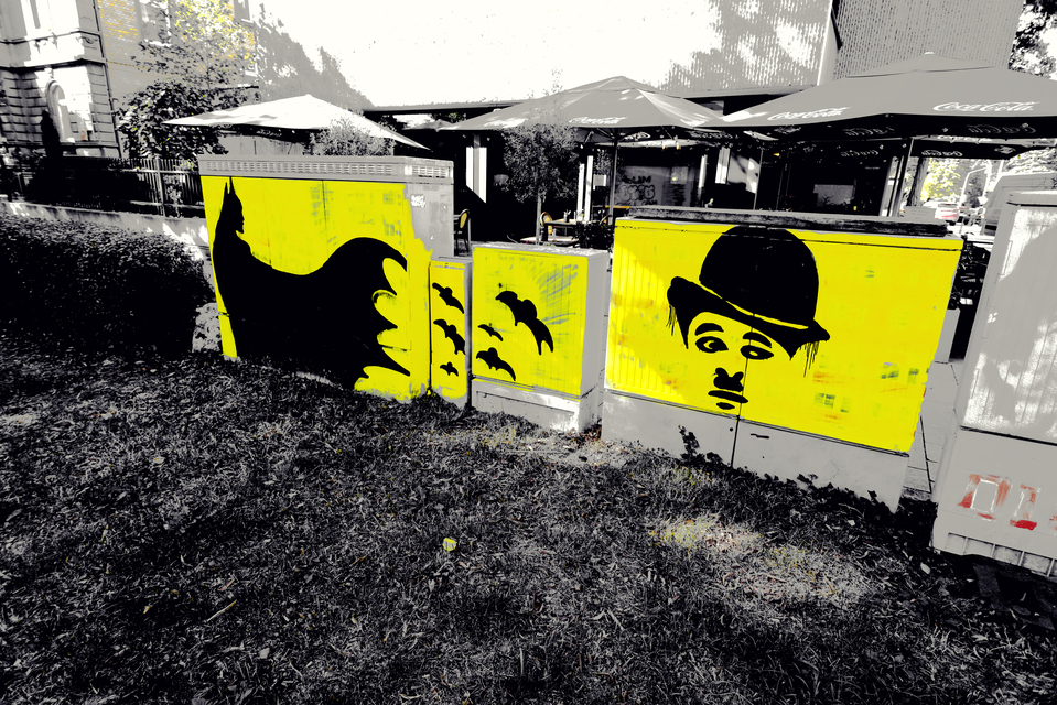 Batman and Chaplin - ID 013299