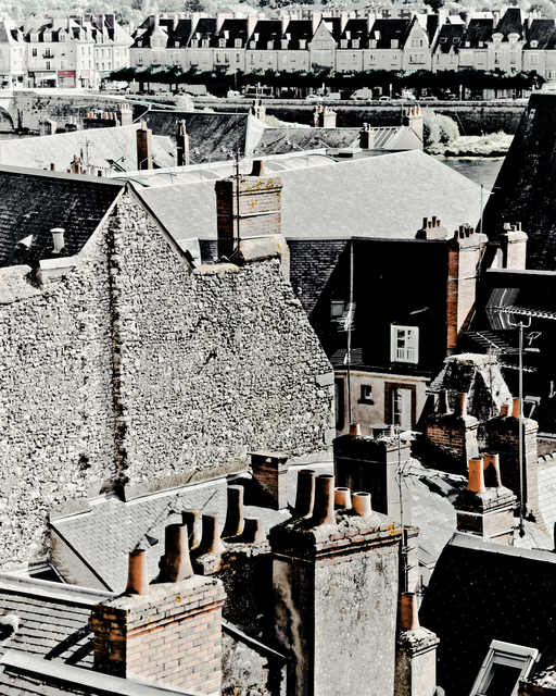 Roofs of Blois II - ID 013401