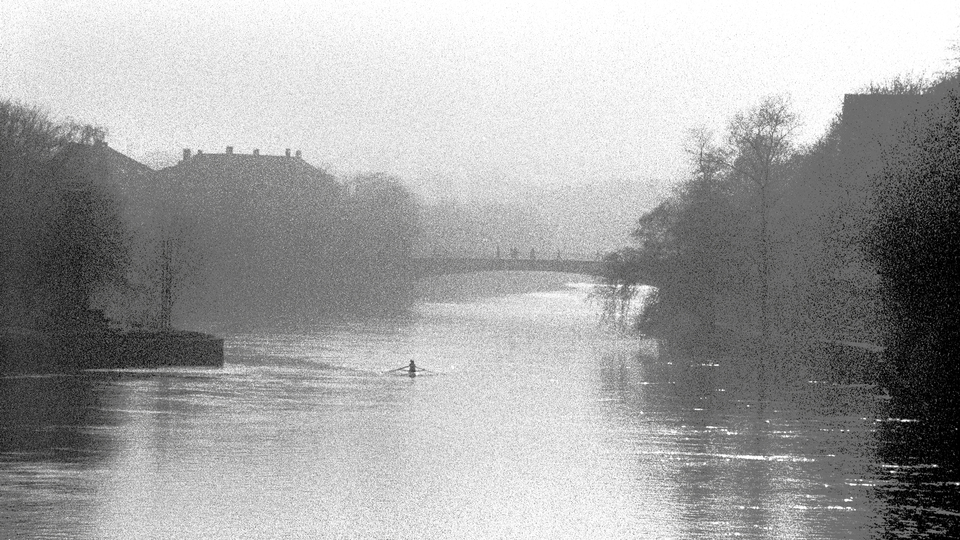 Foggy Danube Rowing III - ID 013461