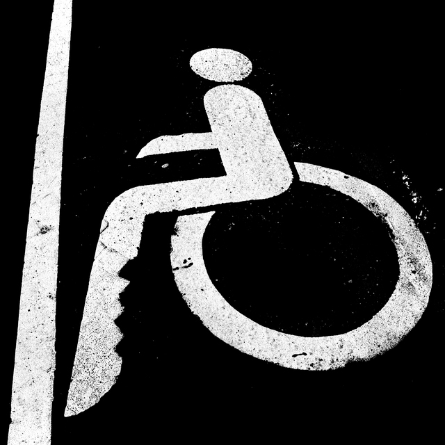 Wheelchair at Barrier - ID 013866